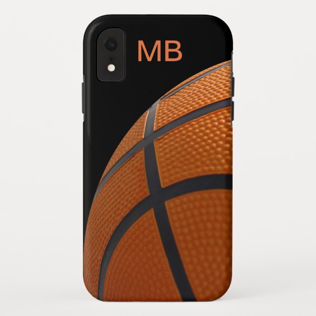 Mens Basketball Monogram Style Case-Mate iPhone Case (Back)