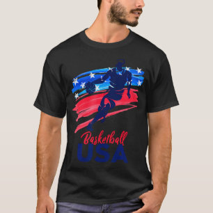 Mens Basketball Usa Support The Team Shirt Basketb