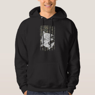Mens Bass Fishing American Flag Camo Patriotic Fis Hoodie