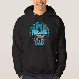 Mens Bddj Vintage My Favourite Ski Buddies Call Me Hoodie