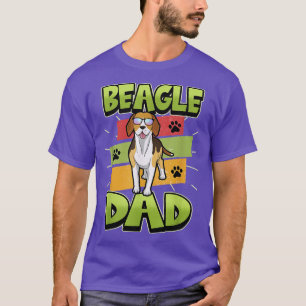 Mens Beagle Dad Dog Lovers Fathers Day Men Puppy T-Shirt