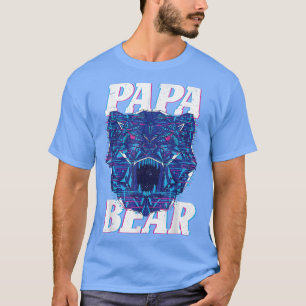 Mens Bear Family Dad Daddy Papa Animal Papa Bear T-Shirt