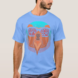 Mens Bear Family Fathers Day Cool Sunglasses Retro T-Shirt