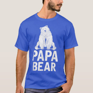 Mens Bear Family Papa Dad Daddy Animal Papa Bear T-Shirt