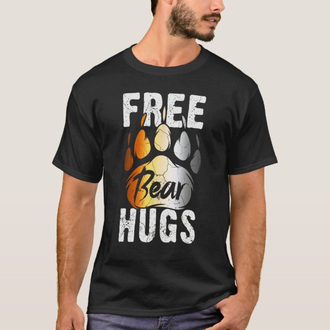 Mens Bear Paw Bear Community Bear Flag Gay Bear Pr T-Shirt (Front)