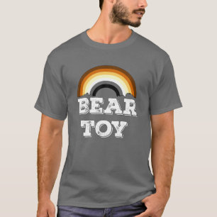 Mens Bear Toy - Gay Bear Pride Rainbow T-Shirt
