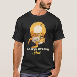 Mens Bearded Dragon Dad Reptile Lizard T-Shirt