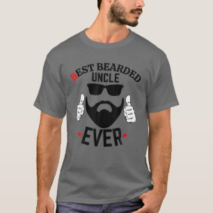 Mens Bearded Uncle Mens Beard Humor Funny Superhe T-Shirt