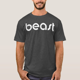 Mens BEAST Gym Fitness Workout Bodybuilding Motiva T-Shirt