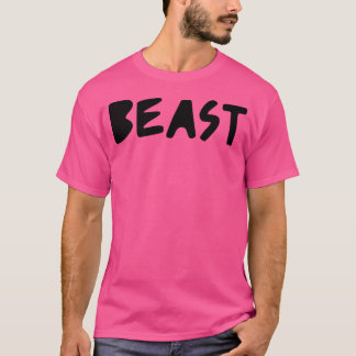 Mens Beast Gym Fitness Workout Bodybuilding Motiva T-Shirt