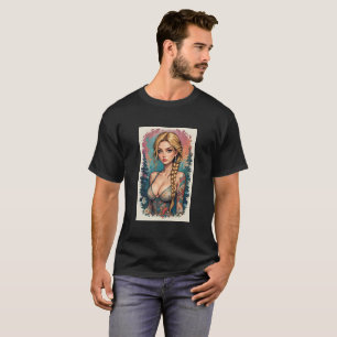 Mens Beautiful Graphic Image of Wine, Women & Song T-Shirt