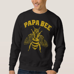Mens Bee Beekeeper Keeping Papa Bee Father's Day Sweatshirt