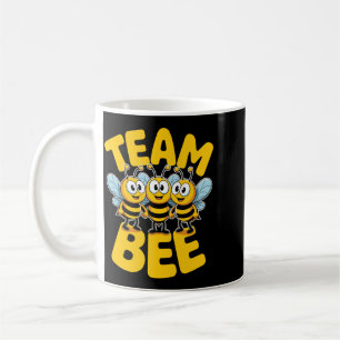 Mens Bee Team Cute Cartoon Apiarist Beehive Busy Coffee Mug