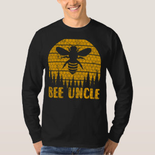 Mens Bee Vintage Beekeeper Keeping Bee Uncle Fathe T-Shirt