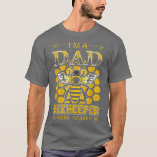 Mens Beekeeper Father Dad Father's Day Honey Bee F T-Shirt