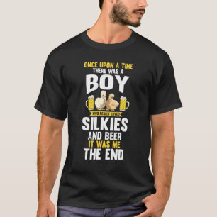 Mens Beer And Silkie Chickens T-Shirt