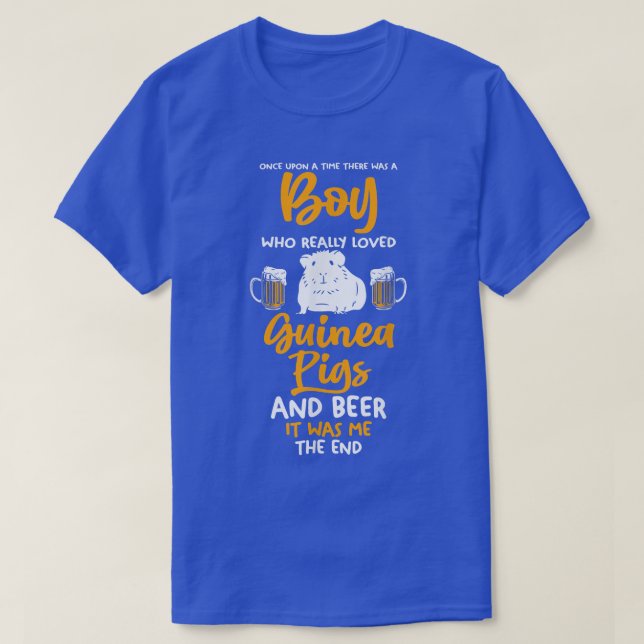 Mens Beer Guinea Pig 4128  T-Shirt (Design Front)