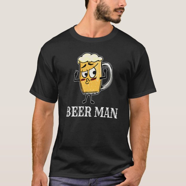 Mens  Beer Statement Drinking Drunk Party T-Shirt (Front)