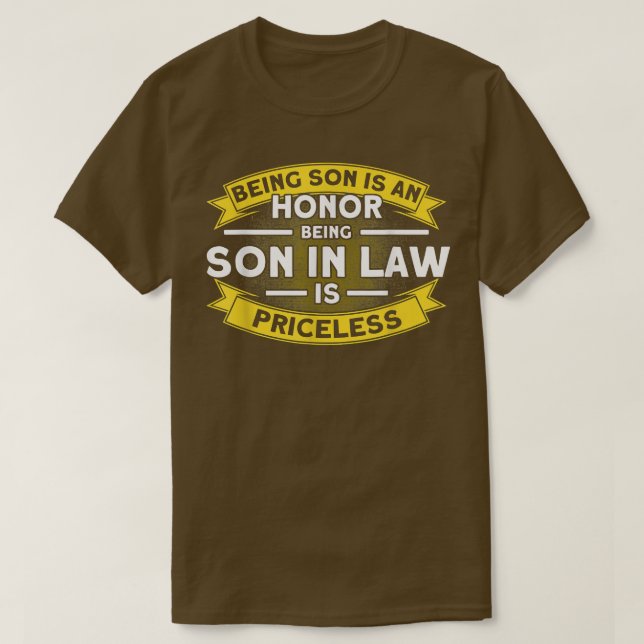 Mens Being Son Is An Honor Family  T-Shirt (Design Front)