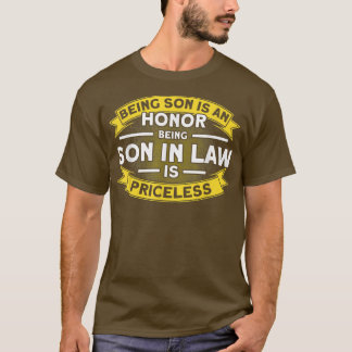 Mens Being Son Is An Honor Family  T-Shirt