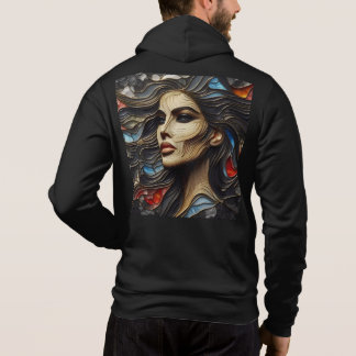 Men's Bella+Canvas Full-Zip - Abstract 19 Hoodie