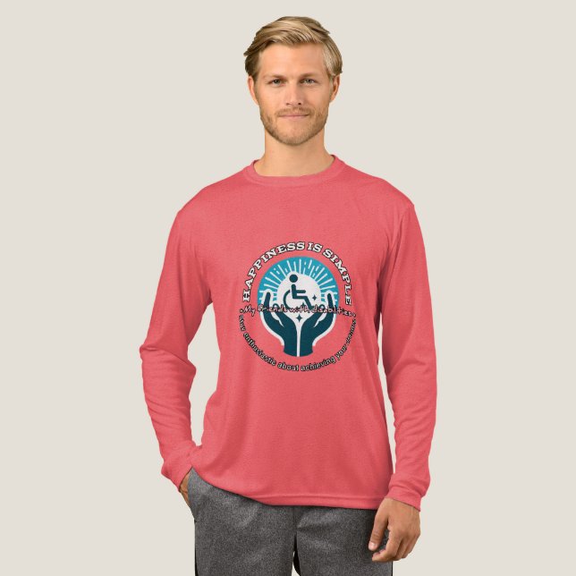 Men's Bella+Canvas Tri-blend Long Sleeve Shirt, So Shirt (Full Front)