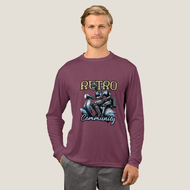 Men's Bella+Canvas Tri-blend Long Sleeve Shirt, So Shirt (Full Front)