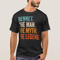 Mens Bennet The Man The Myth The Legend First