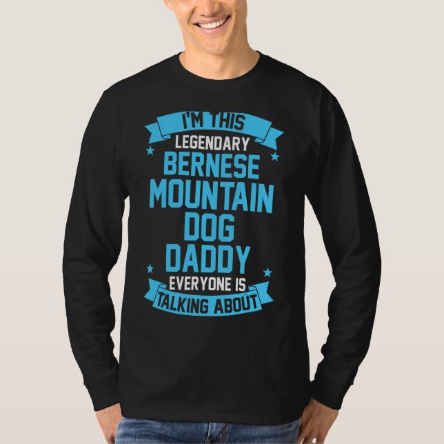 Mens Bernese Mountain Dad T-Shirt (Front)