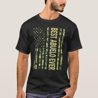 Mens Best Abuelo Ever Us American Flag  Grandpa Fa T-Shirt