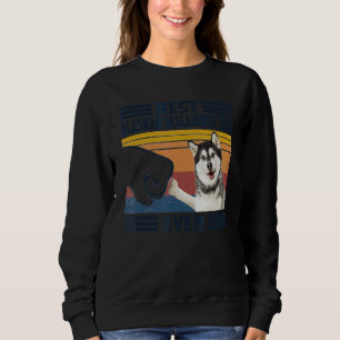 Mens Best Alaskan Malamute Dad Ever Dog Father's Sweatshirt