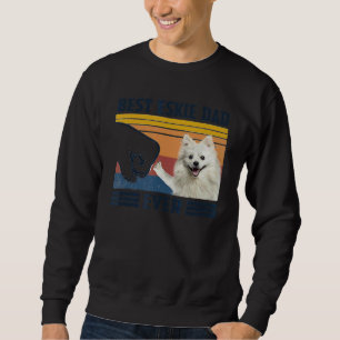 Mens Best American Eskimo Dog Dad Ever Dog Fathe Sweatshirt