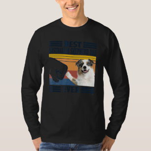 Mens Best Australian Shepherd Dad Ever  Dog  Fathe T-Shirt
