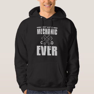 Mens Best Auto Mechanic Ever Garage Car Engineer Hoodie
