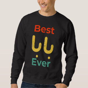 Mens Best Baba Or Daddy Arabic Calligraphy Father' Sweatshirt