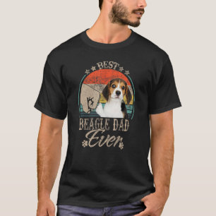 Mens Best Beagle Dad Ever Best Beagle Papa T-Shirt
