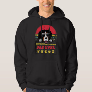 Mens Best Bernese Mountain Dad Ever Vintage Dog  D Hoodie
