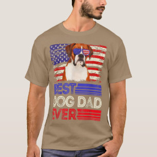 Mens Best Boer Dad Ever American Flag Patriotic T-Shirt