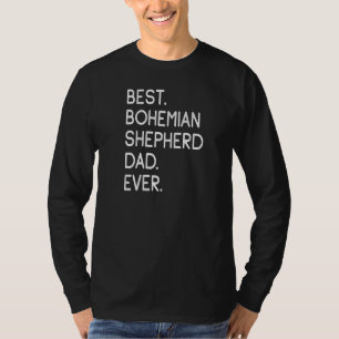 Mens Best Bohemian Shepherd Dad Ever T-Shirt