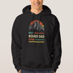 Mens Best Bonus Dad Ever Vintage For Mens Classic Hoodie
