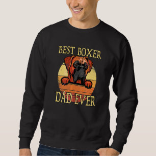 Mens Best Boxer Dad Ever Dog Sweatshirt