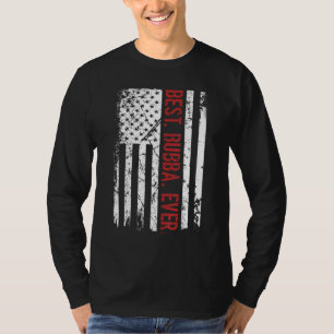 Mens Best Bubba Ever Us American Flag For Father' T-Shirt