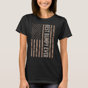 Mens Best Bumpy Ever Us American Flag Grandpa Fa T-Shirt