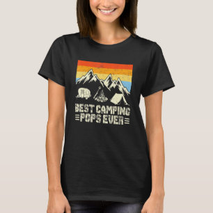 Mens Best Camping Pops Ever Fathers Who Camp T-Shirt