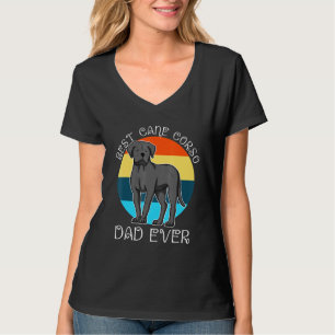 Mens Best Cane Corso Dad Ever Retro Vintage T-Shirt