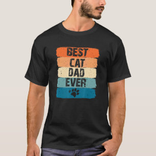 Men's Best Cat Dad Ever  Cat  1 T-Shirt