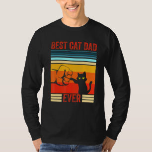 Mens Best Cat Dad Ever Cat Daddy Father Christma T-Shirt