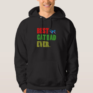 Mens Best Cat Dad Ever Cat Daddy Father Father's D Hoodie