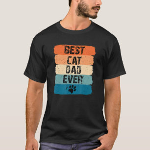 Men's Best Cat Dad Ever   Cat   T-Shirt