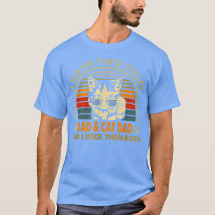Mens Best Cat Dad Ever Funny Cat Daddy Fathers Da T-Shirt